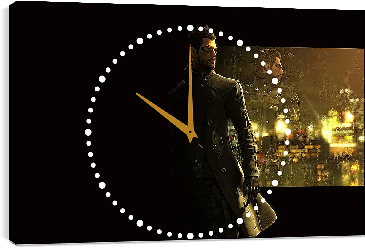Часы картина - Deus Ex
