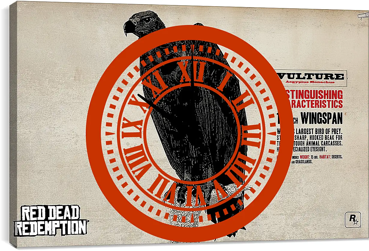 Часы картина - Red Dead Redemption
