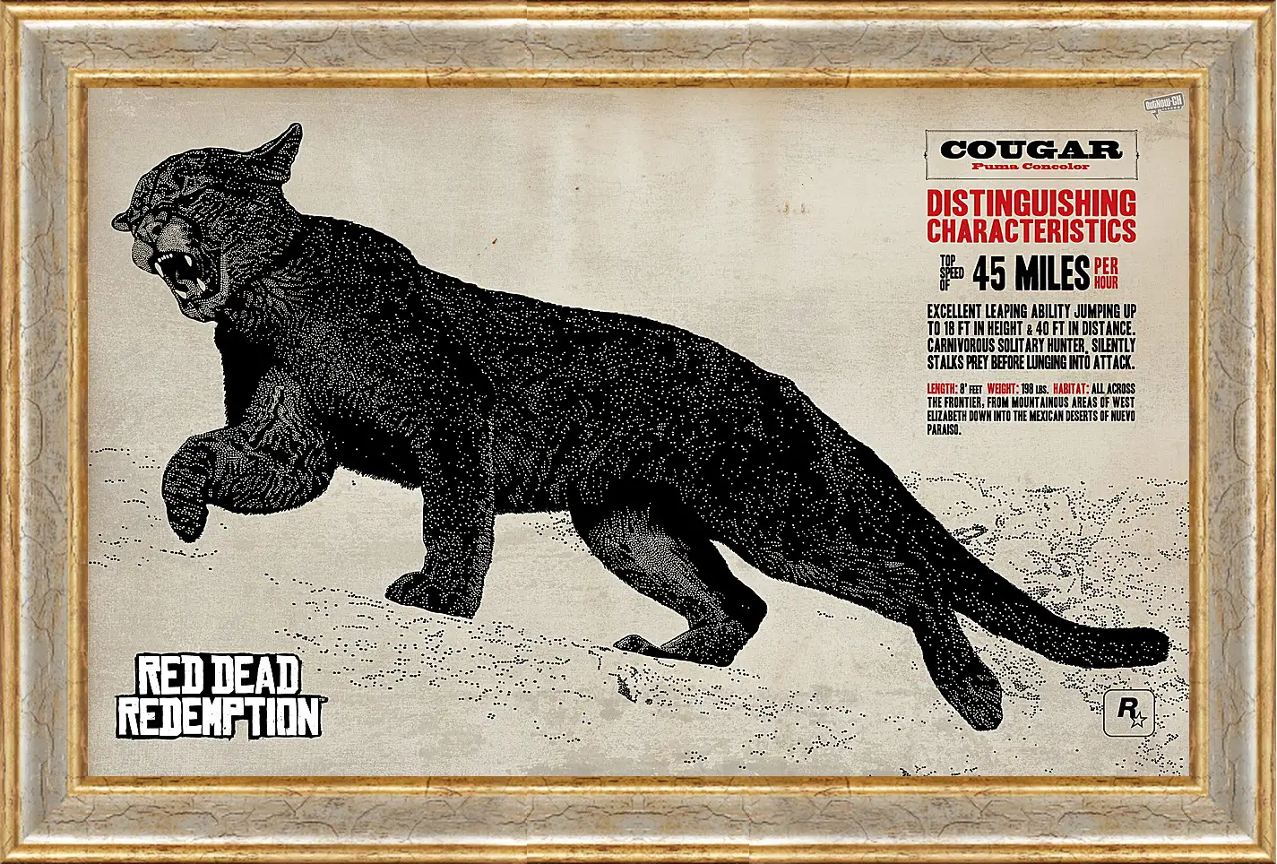 Картина в раме - Red Dead Redemption
