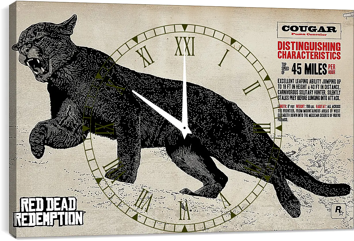 Часы картина - Red Dead Redemption
