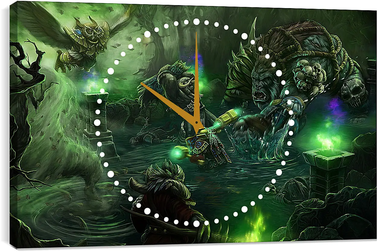 Часы картина - Heroes Of Newerth
