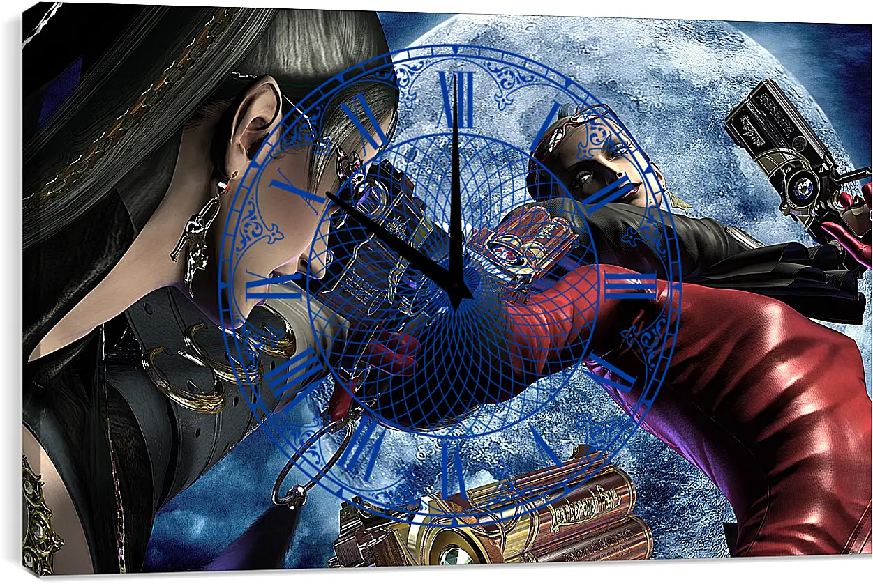 Часы картина - Bayonetta
