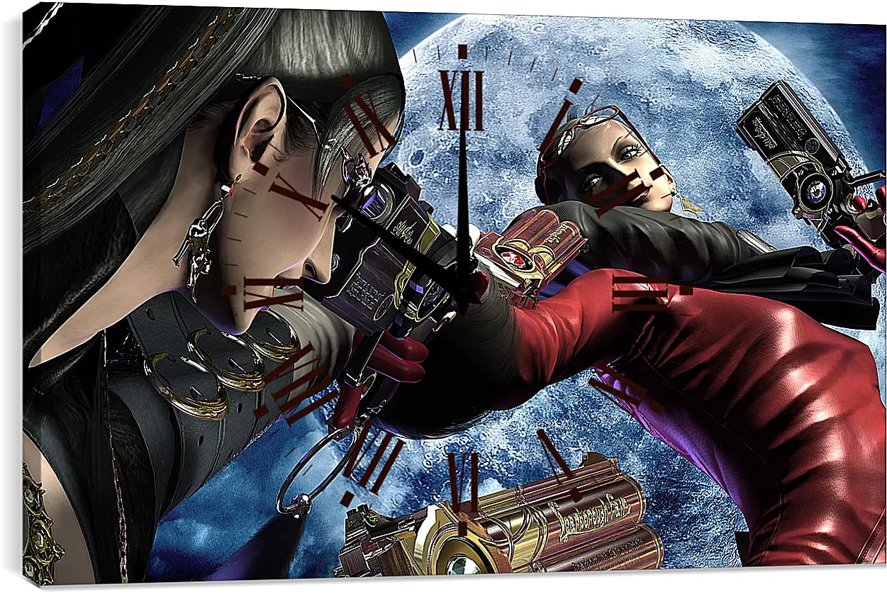 Часы картина - Bayonetta
