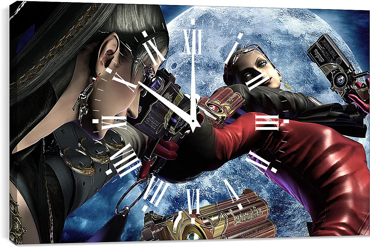Часы картина - Bayonetta
