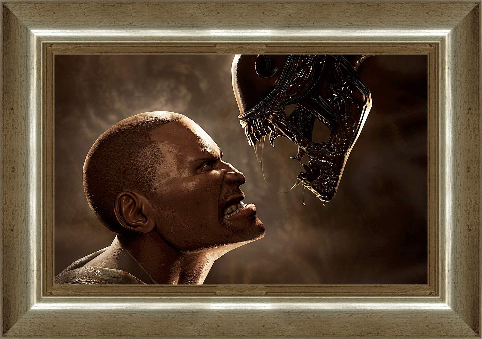 Картина в раме - Aliens Vs. Predator
