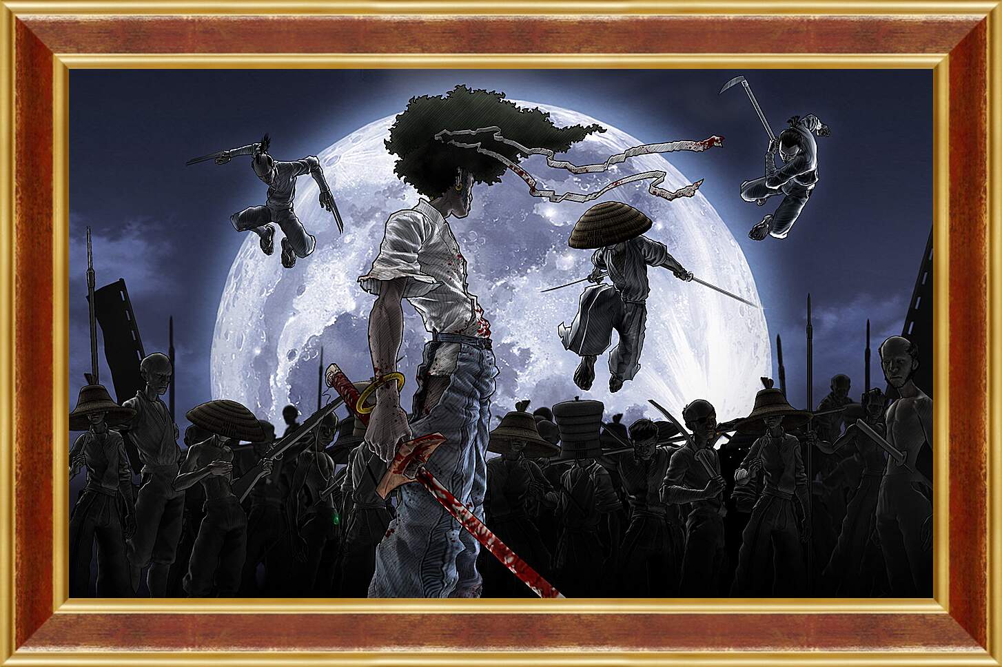 Картина в раме - Afro Samurai
