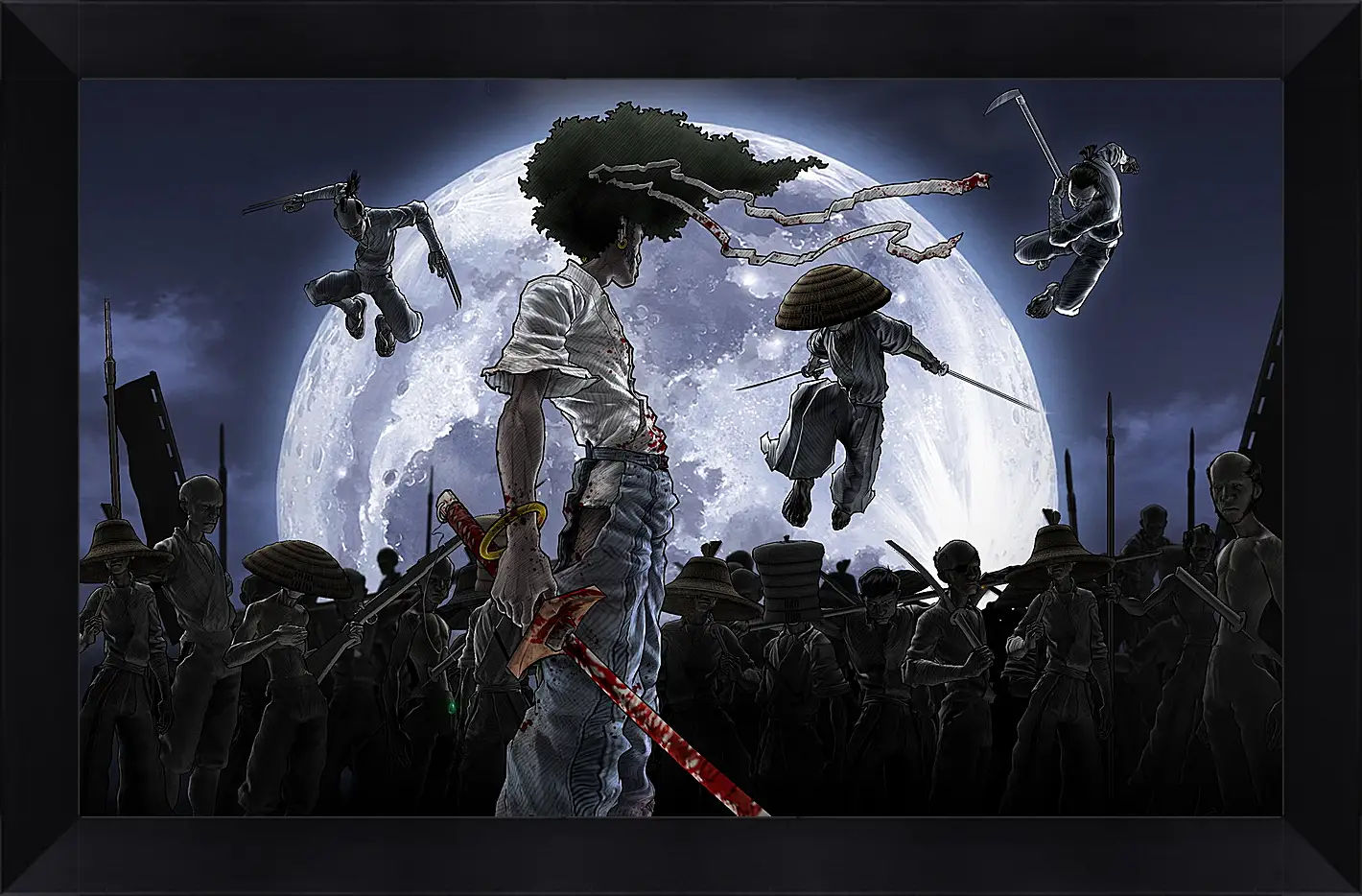 Картина в раме - Afro Samurai
