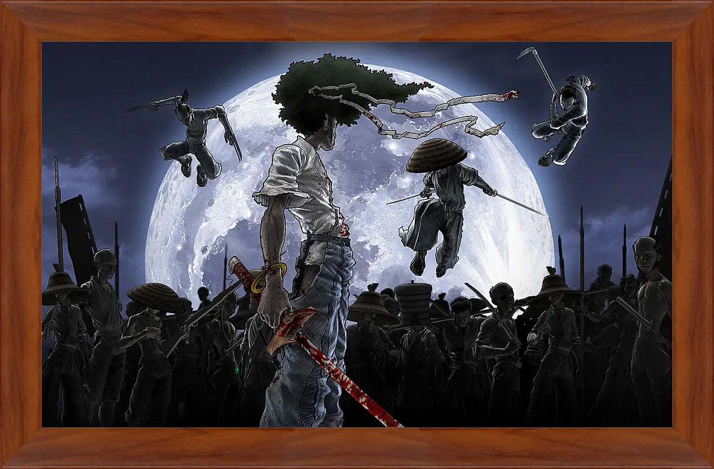 Картина в раме - Afro Samurai
