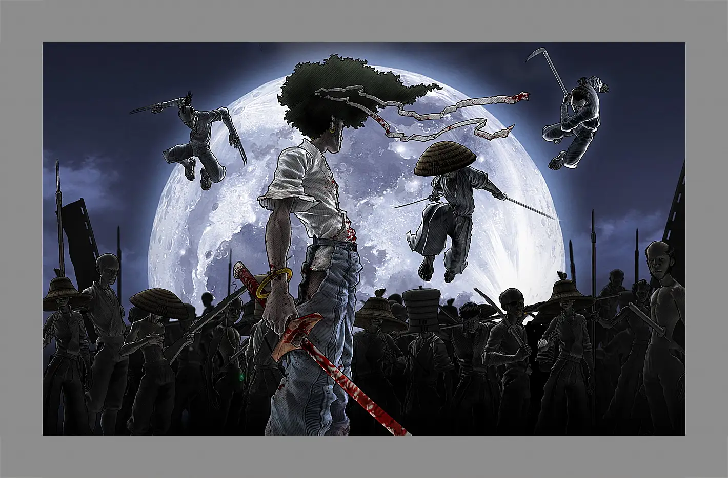 Картина в раме - Afro Samurai
