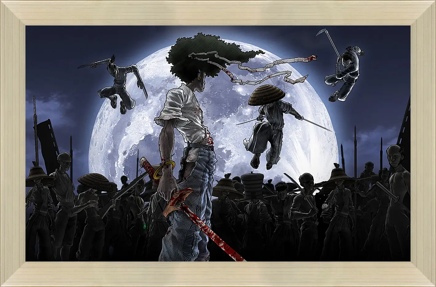 Картина в раме - Afro Samurai
