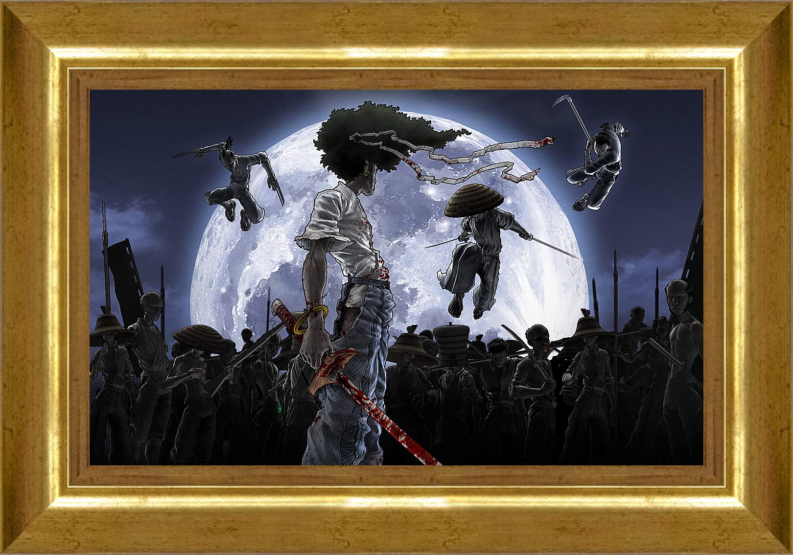 Картина в раме - Afro Samurai
