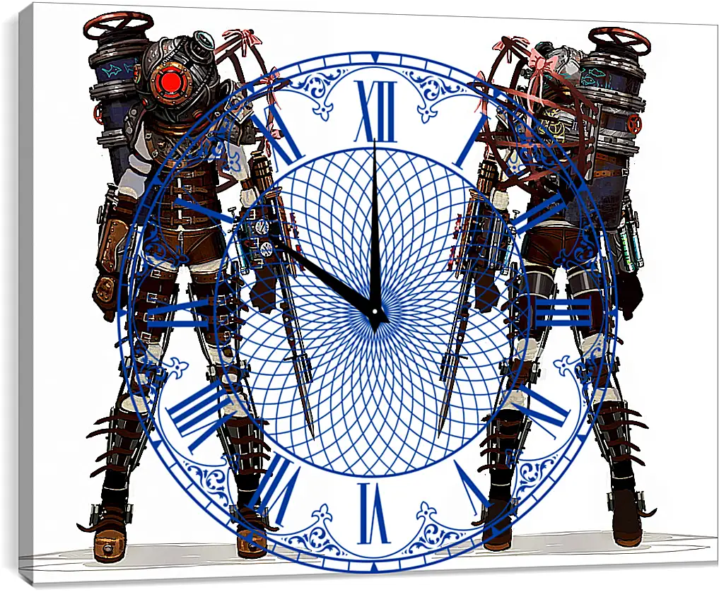 Часы картина - Bioshock 2
