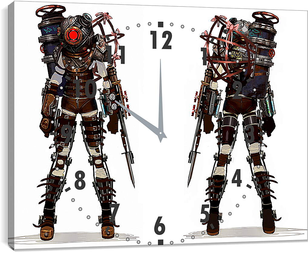 Часы картина - Bioshock 2
