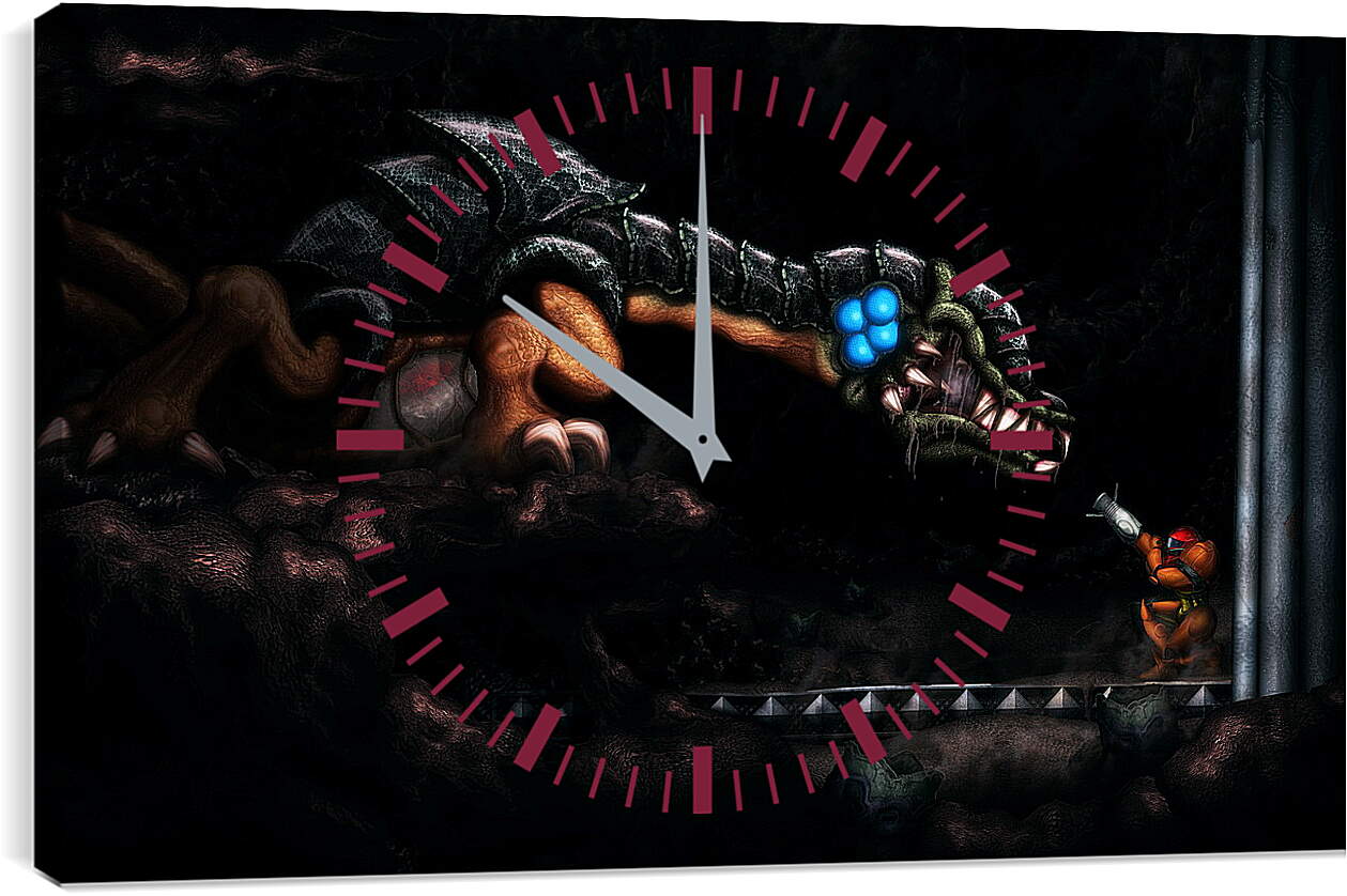 Часы картина - Metroid

