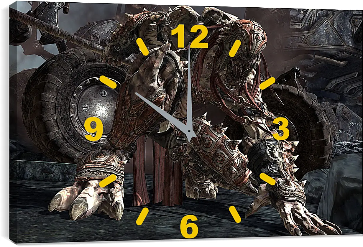 Часы картина - Gears Of War 2
