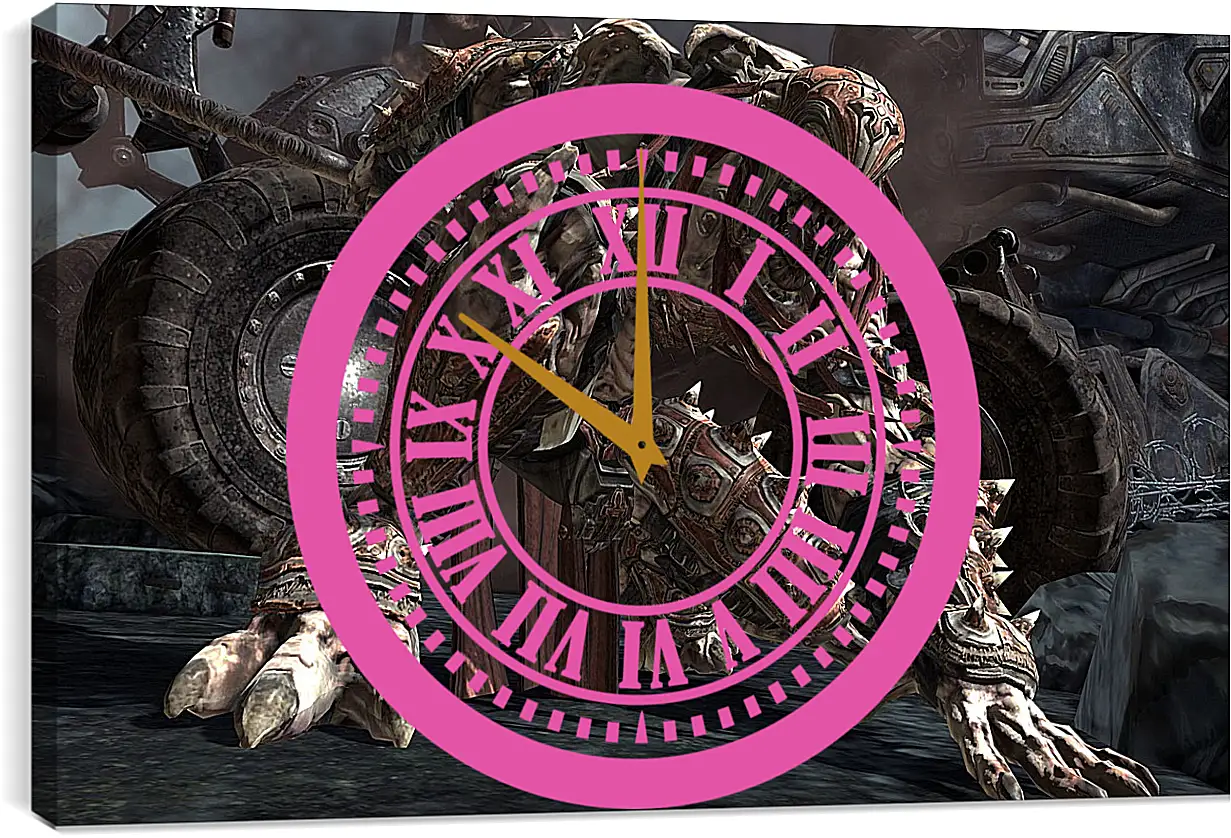 Часы картина - Gears Of War 2
