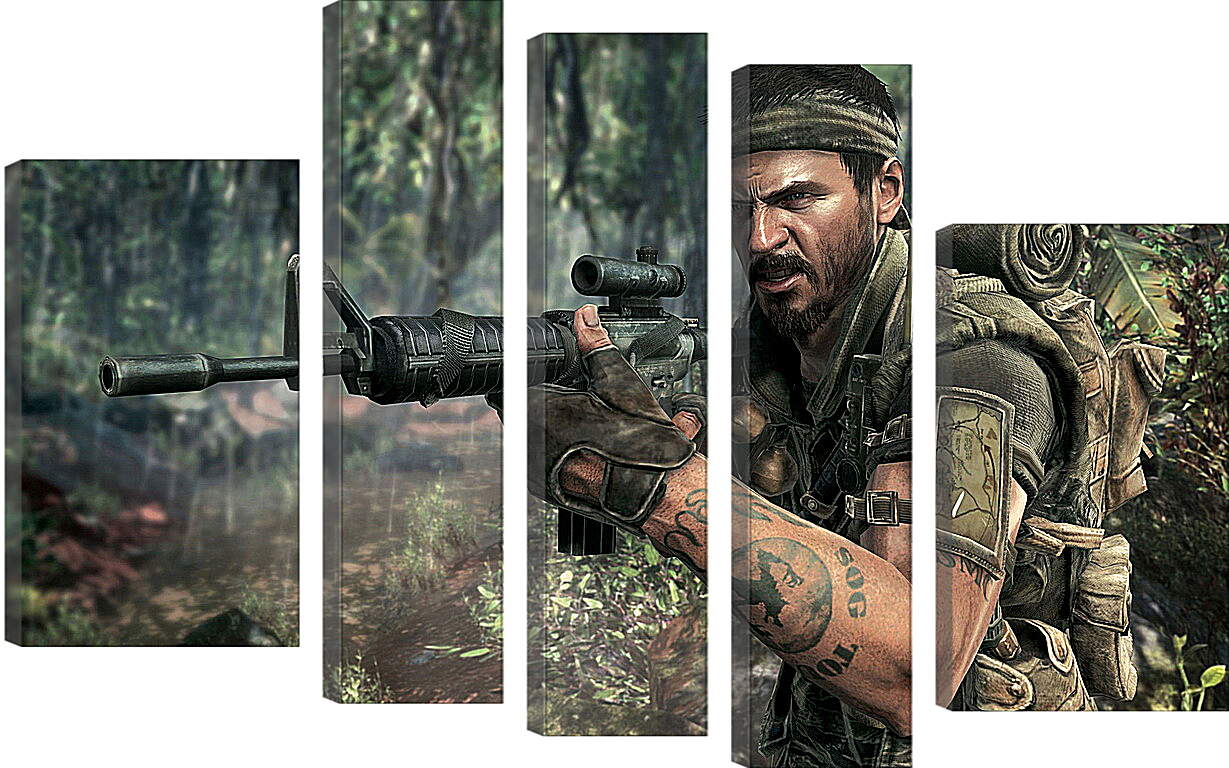 Модульная картина - Call Of Duty