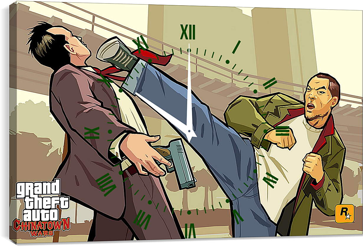 Часы картина - Grand Theft Auto: Chinatown Wars
