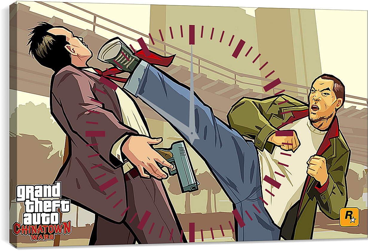 Часы картина - Grand Theft Auto: Chinatown Wars