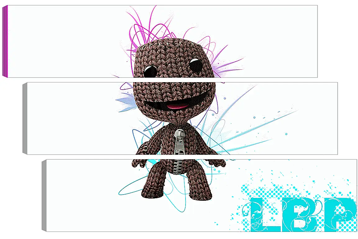 Модульная картина - LittleBigPlanet
