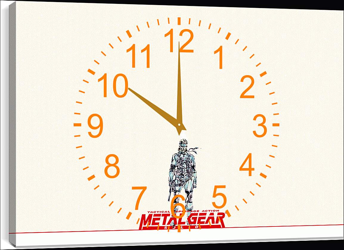 Часы картина - Metal Gear