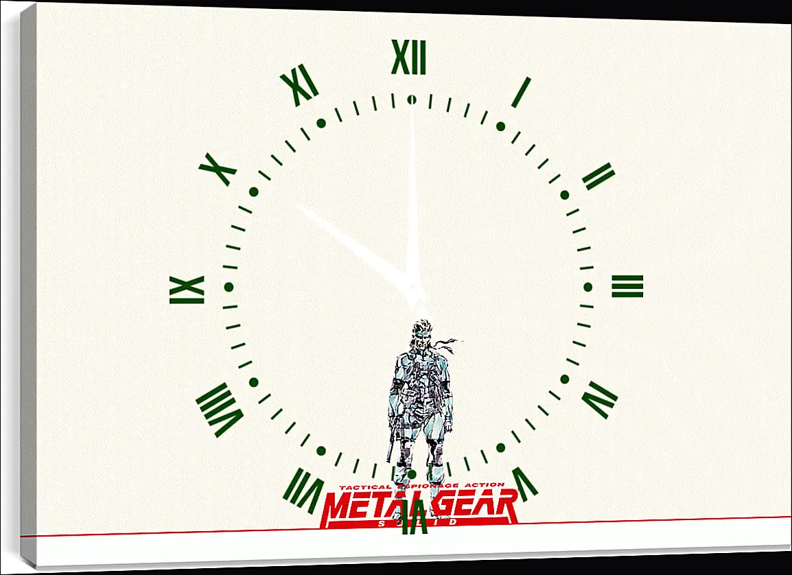 Часы картина - Metal Gear