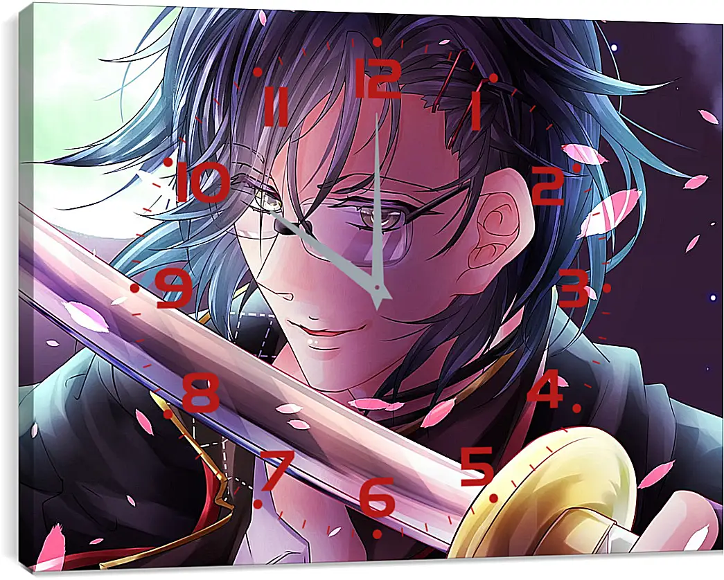 Часы картина - Touken Ranbu
