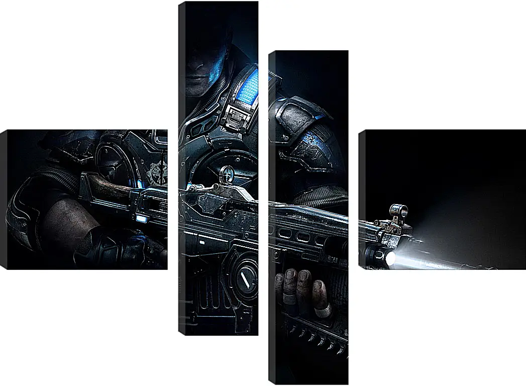 Модульная картина - Gears Of War 4
