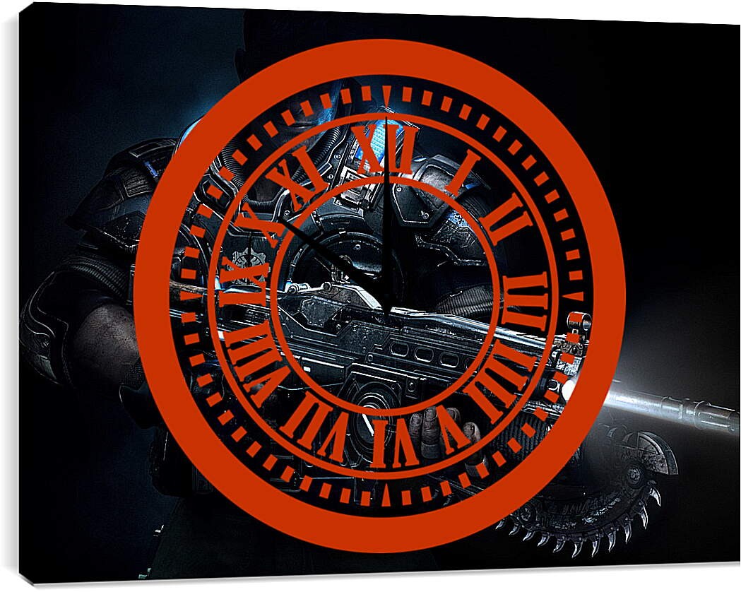 Часы картина - Gears Of War 4
