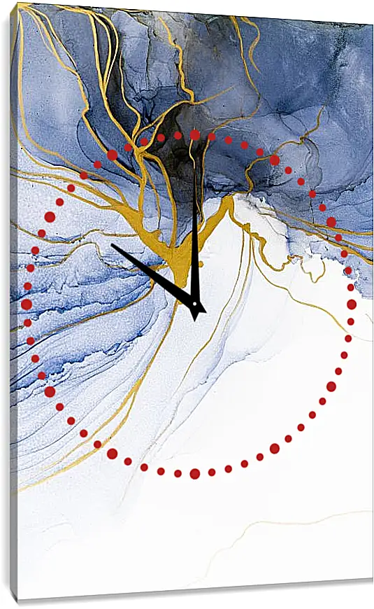 Часы картина - Абстракция