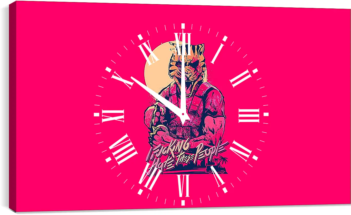 Часы картина - Hotline Miami 2: Wrong Number
