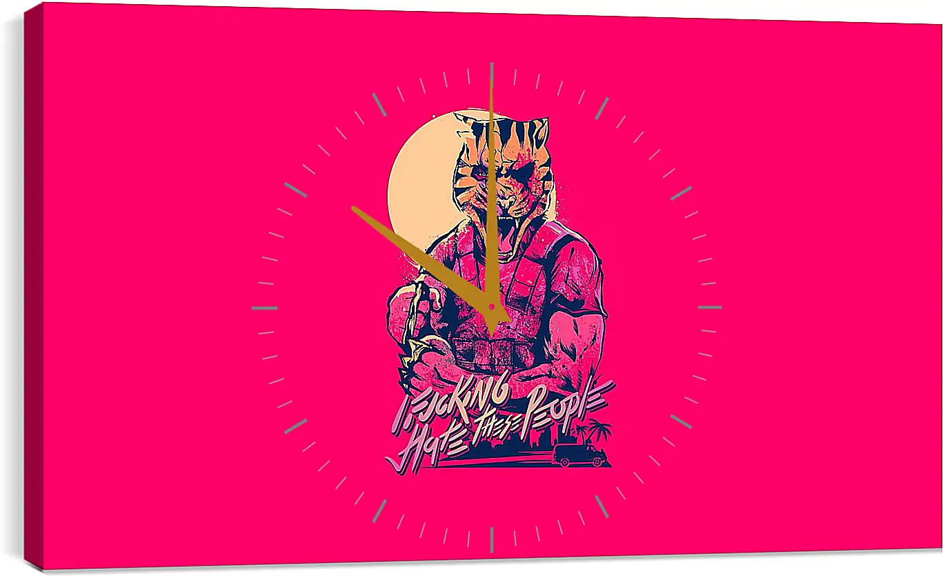 Часы картина - Hotline Miami 2: Wrong Number
