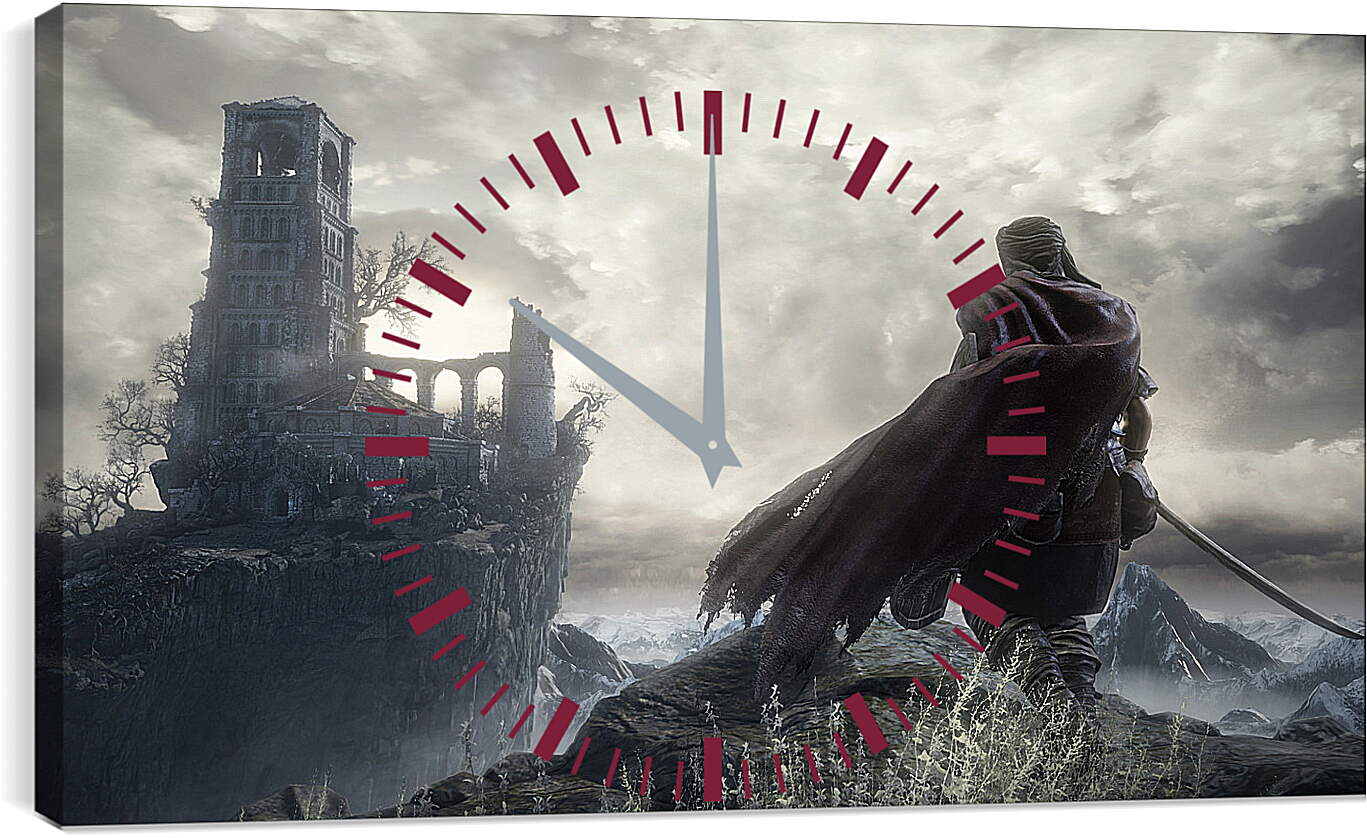 Часы картина - Dark Souls III
