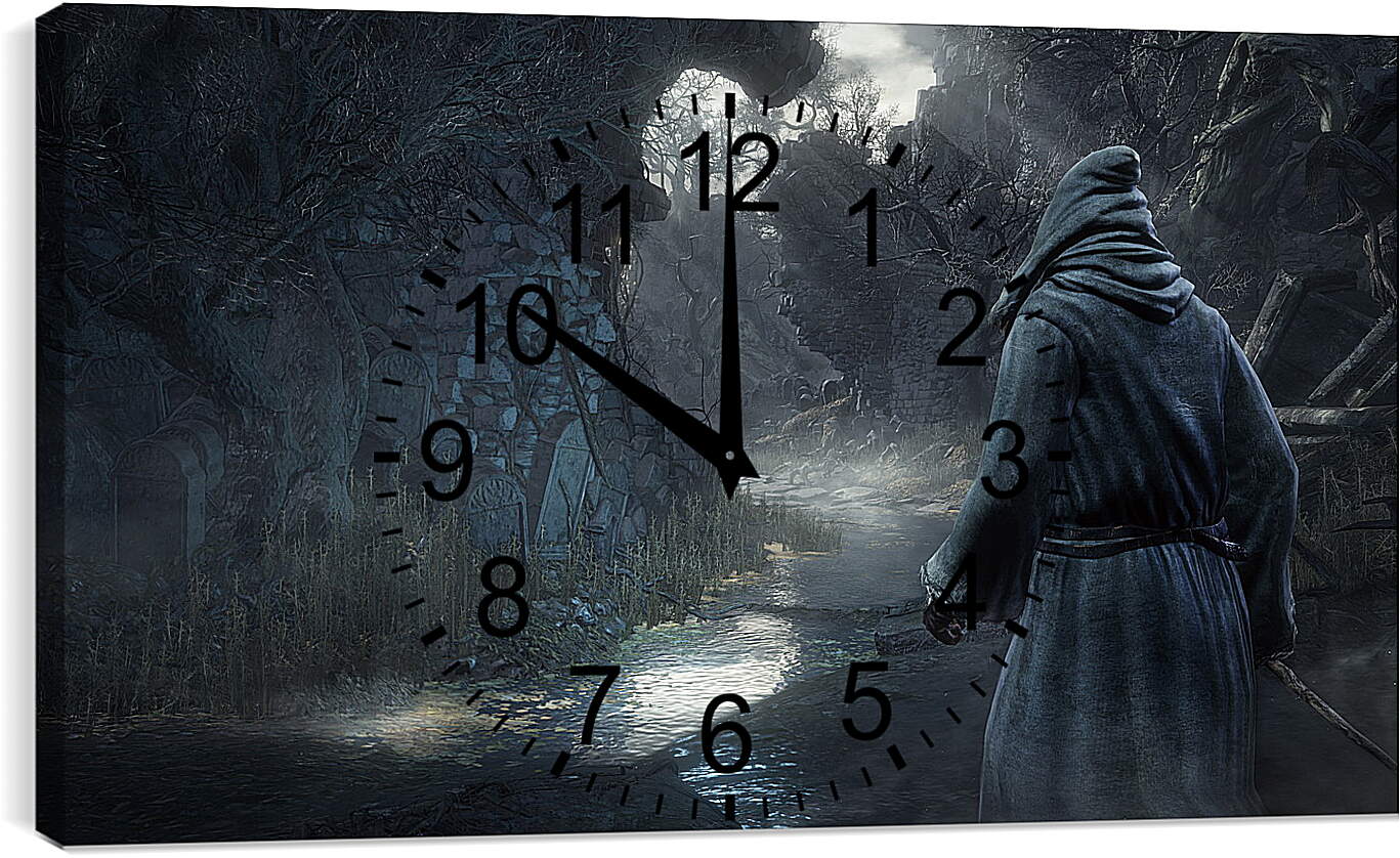 Часы картина - Dark Souls III

