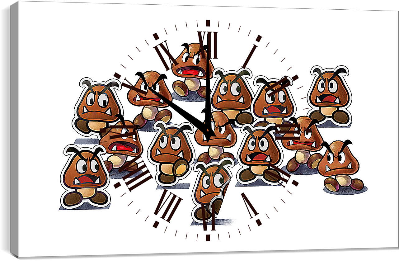 Часы картина - Mario &amp