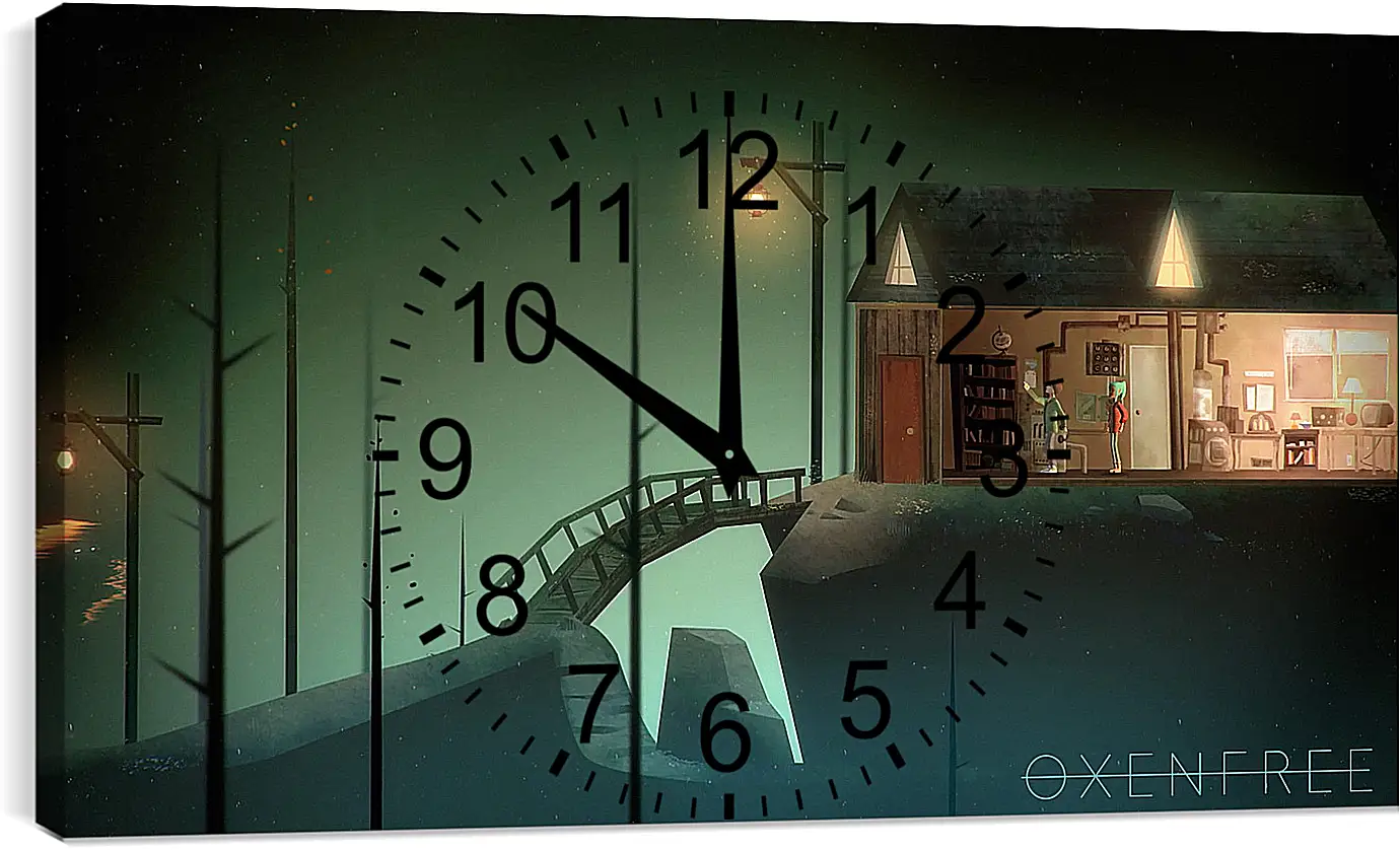Часы картина - Oxenfree
