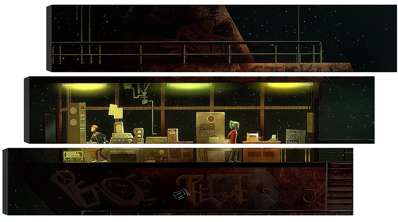 Модульная картина - Oxenfree
