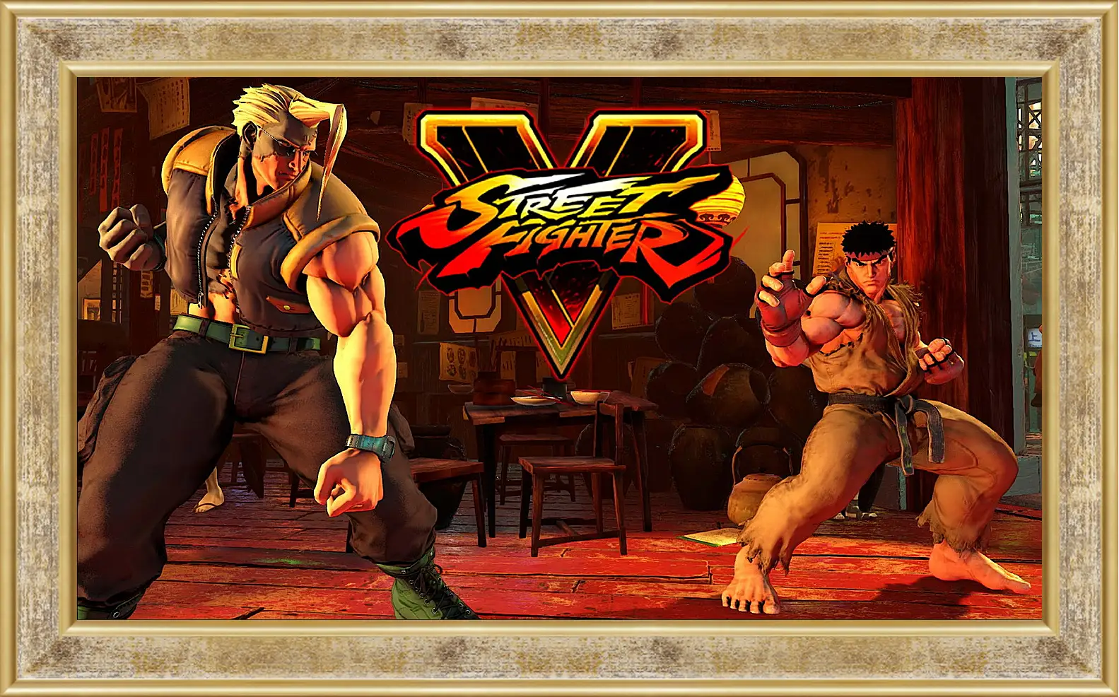 Картина в раме - Street Fighter V
