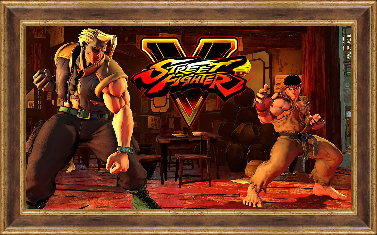 Картина в раме - Street Fighter V
