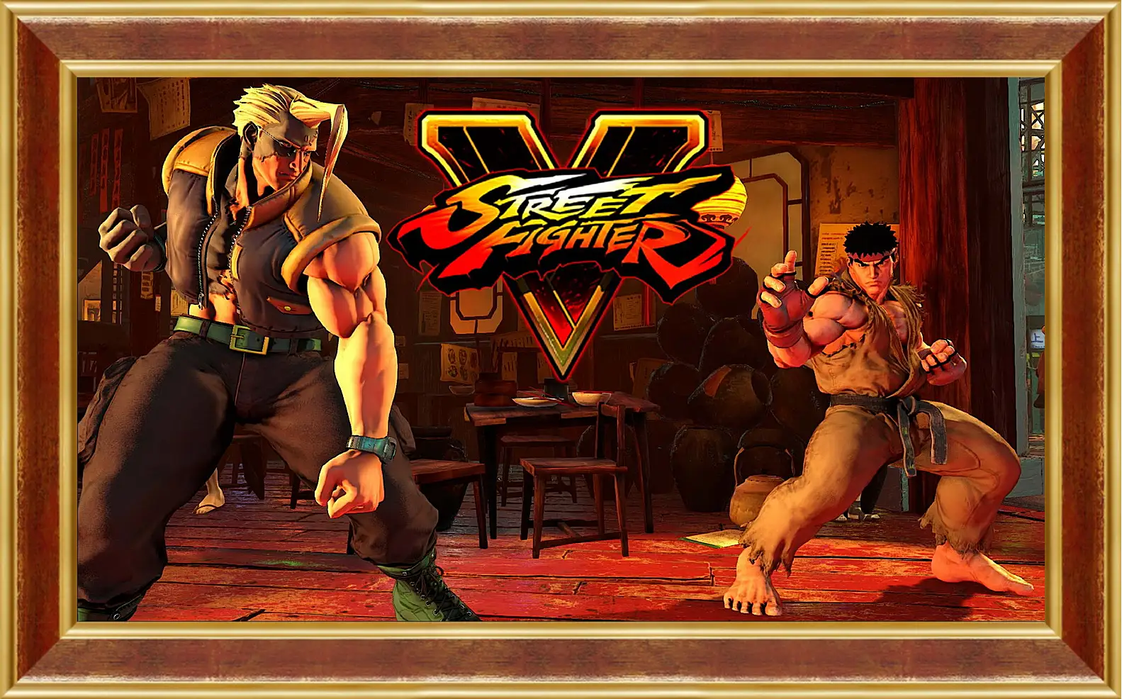 Картина в раме - Street Fighter V
