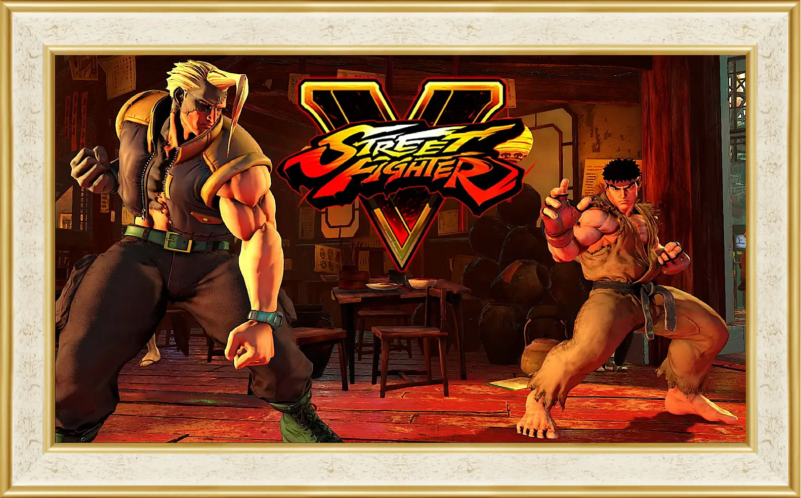 Картина в раме - Street Fighter V
