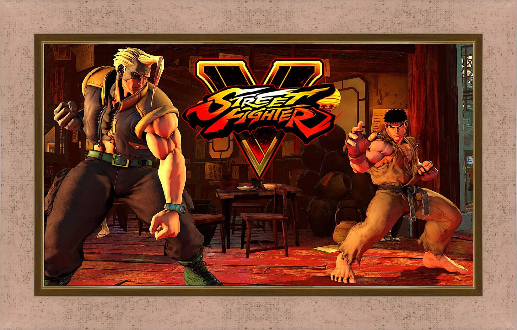 Картина в раме - Street Fighter V
