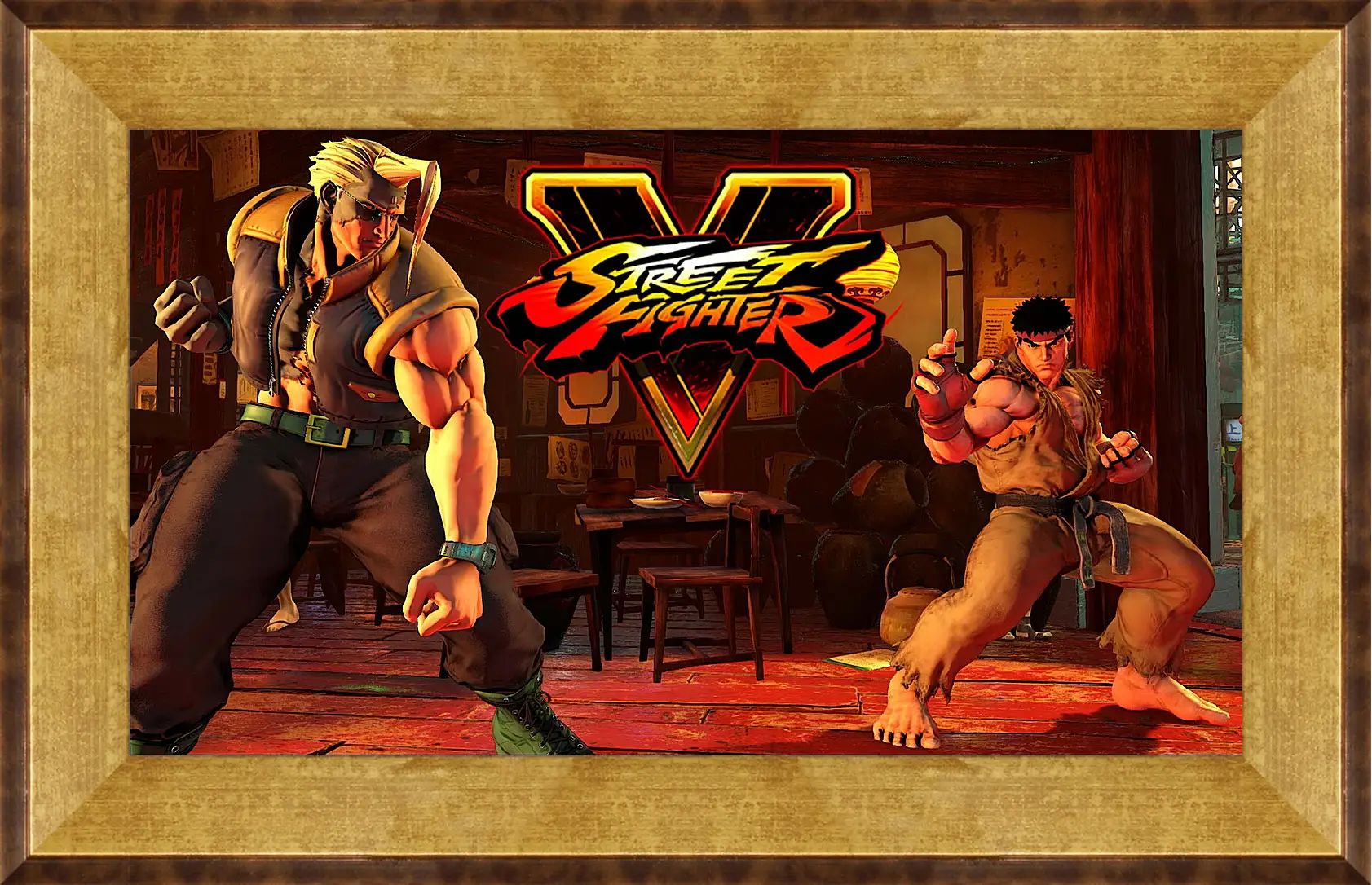 Картина в раме - Street Fighter V
