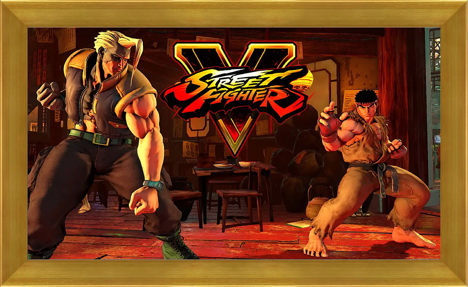 Картина в раме - Street Fighter V
