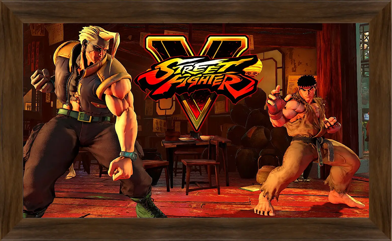 Картина в раме - Street Fighter V

