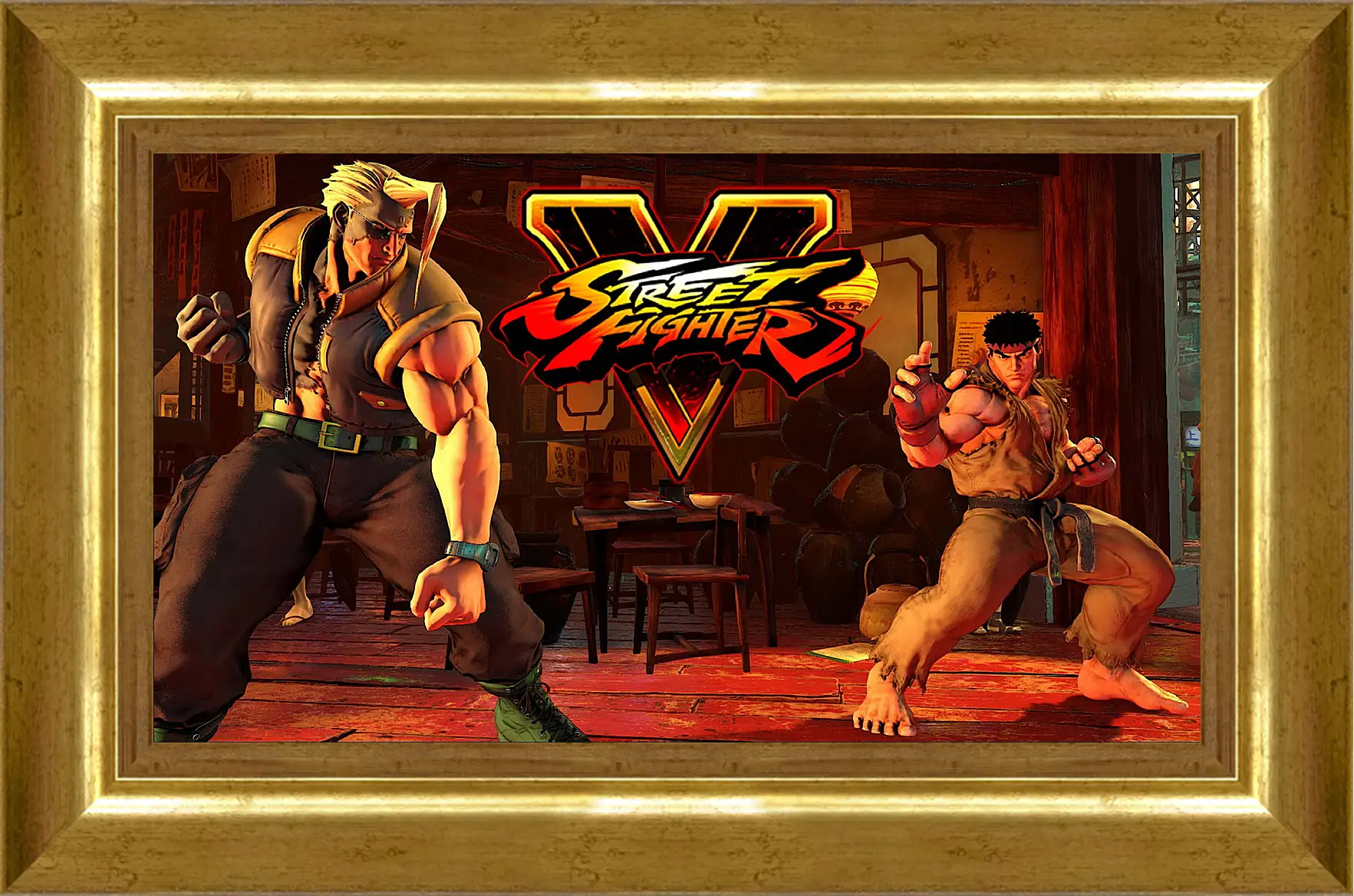 Картина в раме - Street Fighter V
