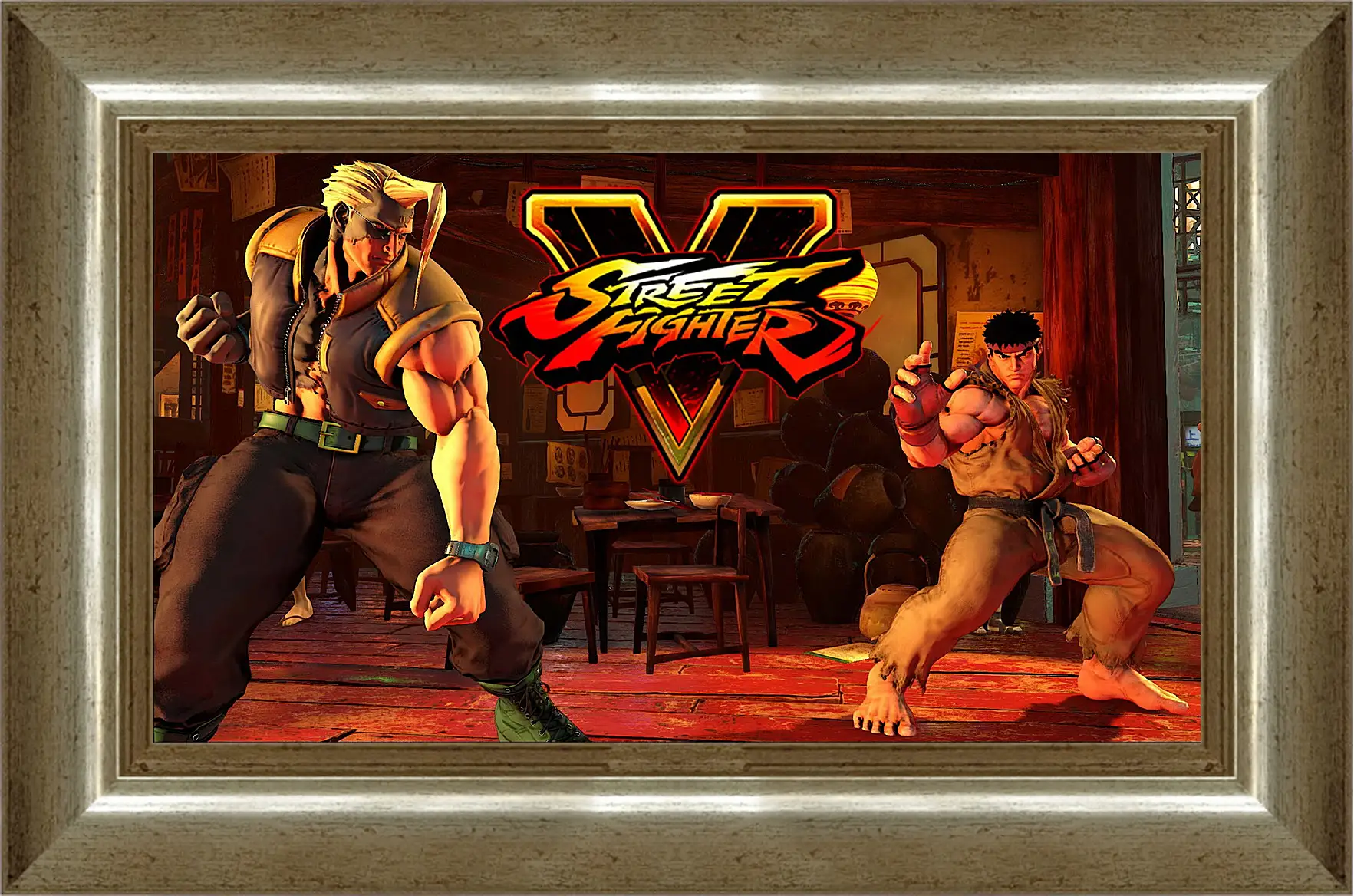 Картина в раме - Street Fighter V
