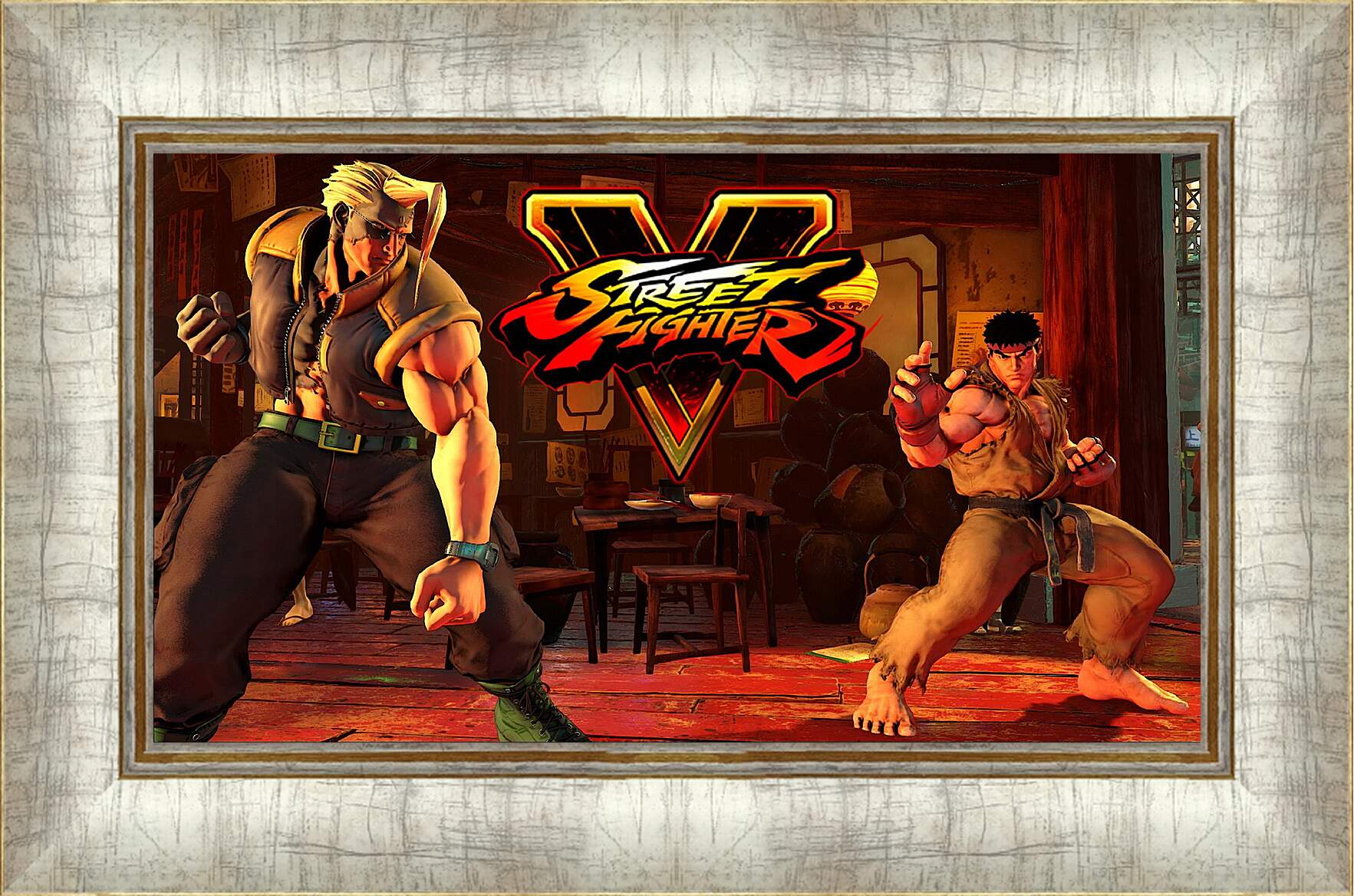Картина в раме - Street Fighter V
