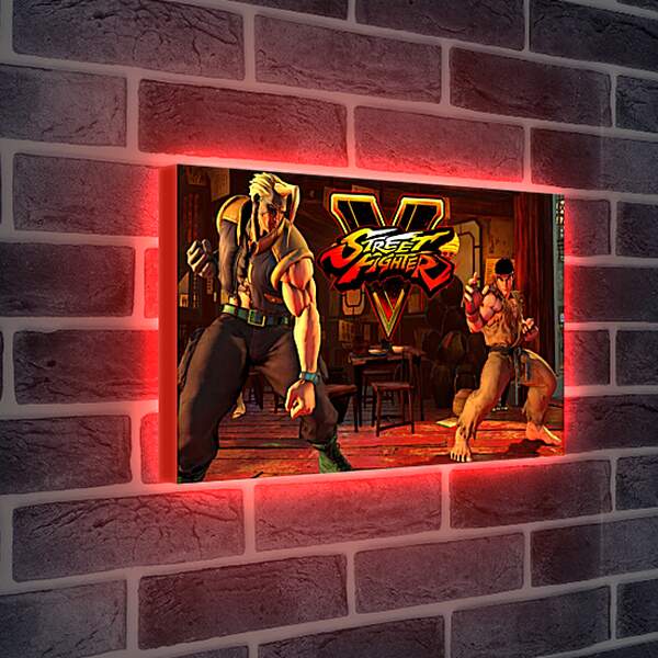 Лайтбокс световая панель - Street Fighter V
