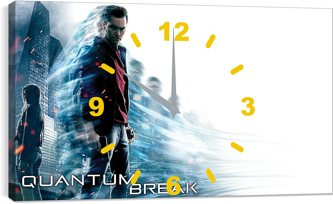 Часы картина - Quantum Break
